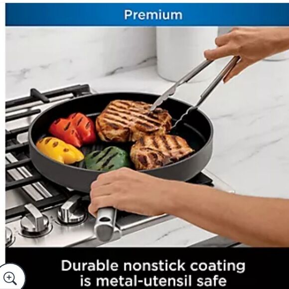 Ninja Foodi NeverStick Premium 12" Round Grill Pan - Picture 2 of 10